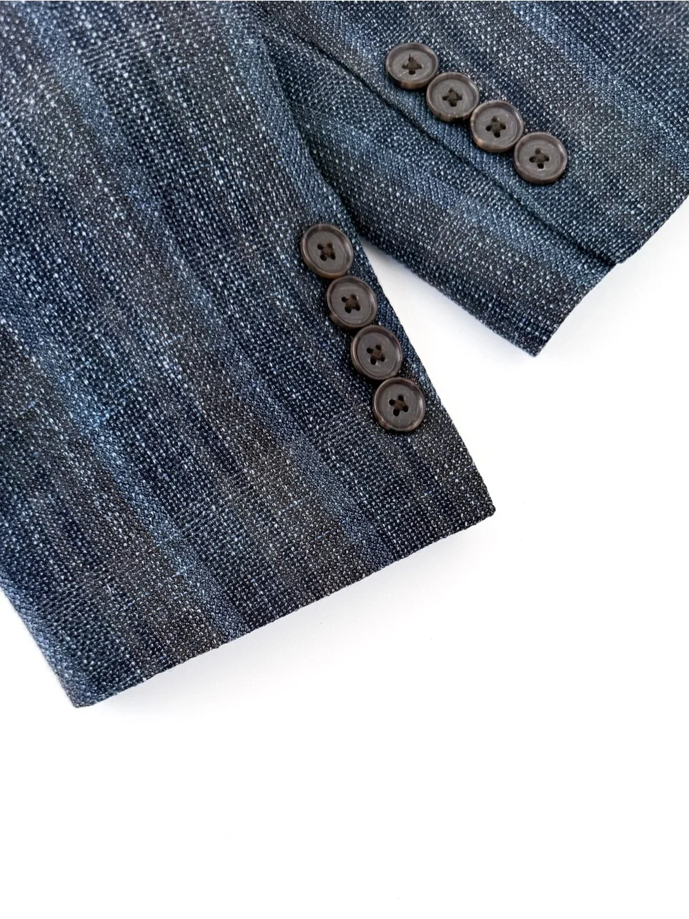 NEW Bonobos Men's Blue Plaid Italian Wool Blazer Lightweight Hopsack 40S Slim